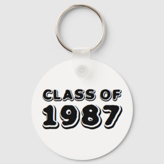 klas van 1987 sleutelhanger (Voorkant)