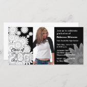 Klas van 2011 Foto Kaart Witte Bloem (Voorkant / Achterkant)