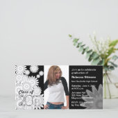 Klas van 2011 Foto Kaart Witte Bloem (Staand voorkant)