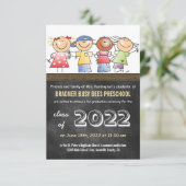 Klas van 2022 afgestudeerd aan de kleuterschool kaart (Staand voorkant)