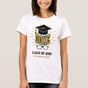 Klas van 2022 Afgestudeerd Op Maat Gemaakt T-shirt