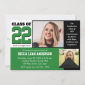 Klas van 2022 hoop en vertrouwen groen kaart (Voorkant)