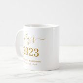 Klas van 2023 Gouden Script Moderne Afstuderen  Koffiemok (Voorkant links)