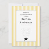 Klas van 2023 schrijfmachine gele afstudeerfoto kaart (Achterkant)