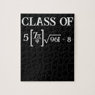 Klas van 2023 Wiskunde Pi 8e klas afstuderen Legpuzzel