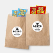 Klas van 2024 Bedankt een Lotto Ticket Favorieten Ronde Sticker