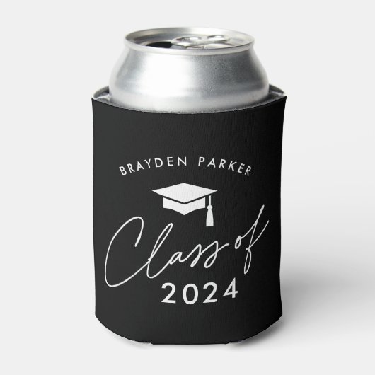 Klas van 2024 Eenvoudige Afstuderen Blikjeskoeler (Blikje Voorkant)