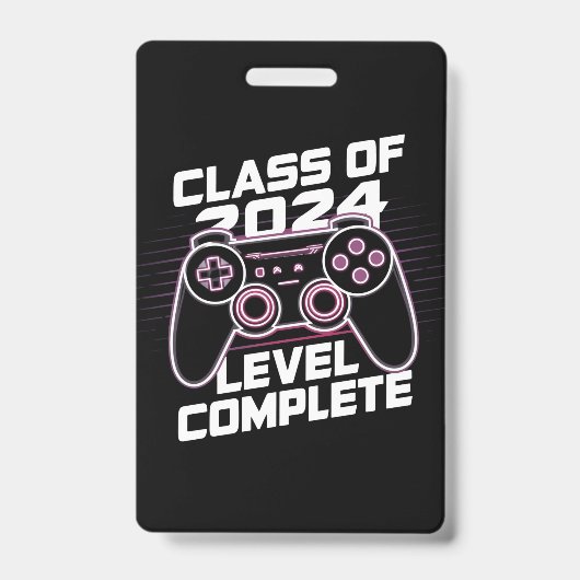 Klas van 2024 Niveau Voltooid Afstuderen Badge (Voorzijde)