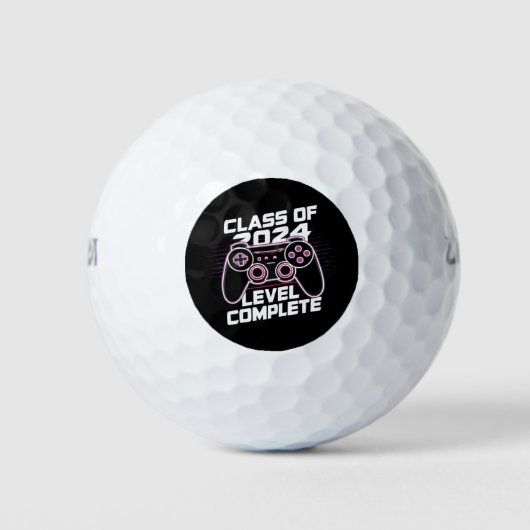 Klas van 2024 Niveau Voltooid Afstuderen Golfballen (Voorkant)