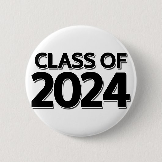 Klas van 2024 ronde button 5,7 cm (Voorkant)