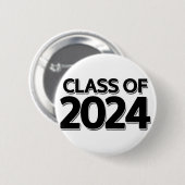 Klas van 2024 ronde button 5,7 cm (Voorkant /achterkant)