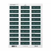 Klas van 2024 Script Afstudeer Retouradres Etiket (Full Sheet)
