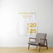 Klas van 2025 Aangepaste afstudeerfeest middelbare Wandkleed (In situ)