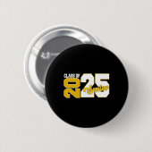 Klas van 2025 Afgestudeerd 2025 Afstuderen 2025 Te Ronde Button 5,7 Cm (Voorkant /achterkant)