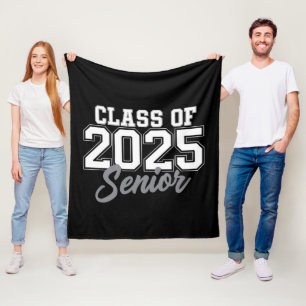 Klas van 2025 Afstudeerklas Terug naar school 2025 Fleece Deken