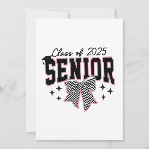 Klas van 2025 Afstudeerplechtigheid Senior Bow Coq Aankondiging