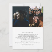 KLAS VAN 2025 AFSTUDEREN middelbare school afstude Aankondiging (Achterkant)