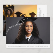 KLAS VAN 2025 High School MULTI Photo Afstuderen Aankondiging (Voorkant / Achterkant)