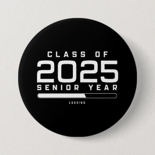 Klas van 2025 Laatste Jaar Laden Afgestudeerde 202 Ronde Button 7,6 Cm