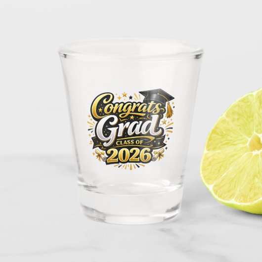 Klas van 2025 shot glas (Voorkant)