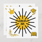 Klas van 2025 - Sunshine Kaart (Voorkant / Achterkant)