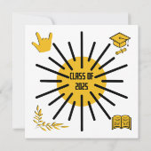 Klas van 2025 - Sunshine Kaart (Achterkant)