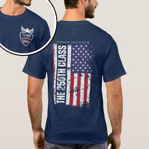 Klas van 2026 250-jarig jubileum Afstudeerexamen V T-shirt