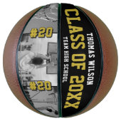 Klas van 2026 Aangepaste foto afstudeercadeau Basketbal (Verticaal)