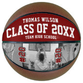 Klas van 2026 Aangepaste foto afstudeergeschenk-ma Basketbal (Voorkant)