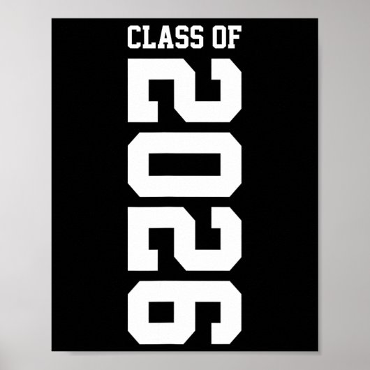 Klas van 2026 Afgestudeerd 2026 Afgestudeerde 26 A Poster (Voorkant)