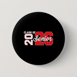 Klas van 2026 Afgestudeerd 2026 Terug naar school Ronde Button 5,7 Cm