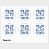 Klas van 2026 Afgestudeerde Ronde Sticker (Vel)