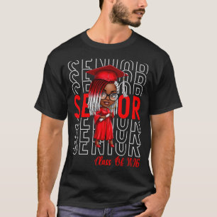 Klas van 2026 Afgestudeerden 2026 Zwarte Vrouwen M T-shirt