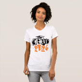 Klas van 2026 afstudeer grunge tekst afstuderen t-shirt (Voorkant volledig)