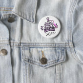 “Klas van 2026” Afstudeer Tiara Ronde Button 5,7 Cm (In situ)