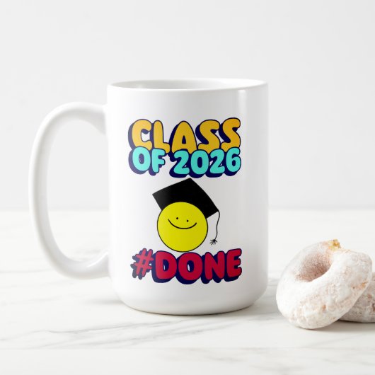Klas van 2026 Afstudeercadeau mok (Met donut)