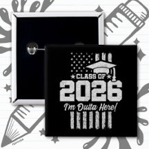 Klas van 2026 Afstudeerdesign met Amerikaanse vlag
