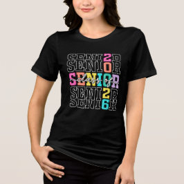 Klas van 2026 Afstudeerjaar 2026 Afstuderende Stud Tri-Blend Shirt