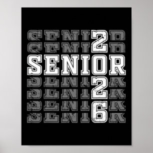 Klas van 2026 Afstudeerklas 2026 Terug naar school Poster