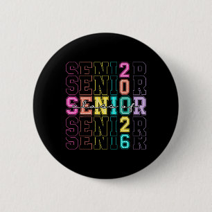 Klas van 2026 Afstudeerklas 2026 Terug naar school Ronde Button 5,7 Cm