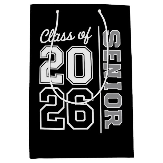 Klas van 2026 Afstudeerklas 26 Afgestudeerd Medium Cadeauzakje (Voorkant)