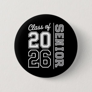 Klas van 2026 Afstudeerklas 26 Afgestudeerd Ronde Button 5,7 Cm