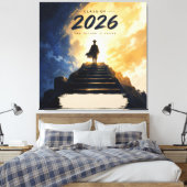 Klas van 2026 Afstudeerpad Succesontwerp Canvas Afdruk (Insitu (Slaapkamer))