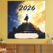 Klas van 2026 Afstudeerpad Succesontwerp Canvas Afdruk (Insitu (Woonkamer))