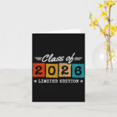 Klas van 2026 afstuderen - 2026 afgestudeerde - kl kaart (Gele Bloem)