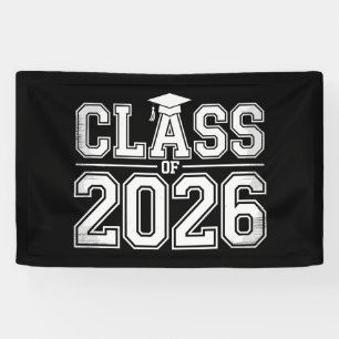 Klas Van 2026 Afstuderen 26 Afgestudeerd Vintage Spandoek