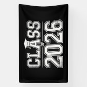Klas Van 2026 Afstuderen 26 Afgestudeerd Vintage Spandoek (Verticaal)
