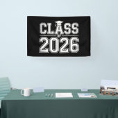 Klas Van 2026 Afstuderen 26 Afgestudeerd Vintage Spandoek (Beurs)