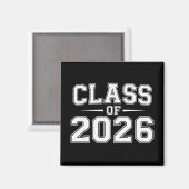 Klas van 2026 Afstuderen Afgestudeerd Retro Vintag Magneet (Voorkant / Achterkant)