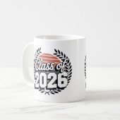 Klas van 2026 Afstuderen Back to School Koffiemok (Voorkant links)